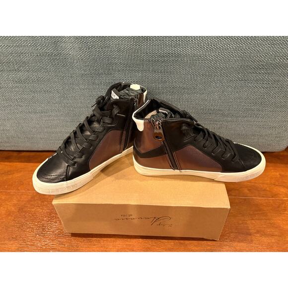 Vintage Havana High-Top Sneakers - Black & Metallic - Picture 2 of 4